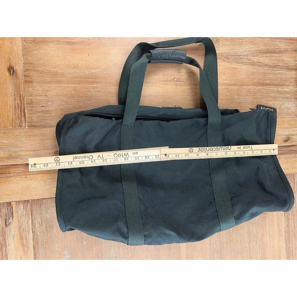 TUMI West Green Ballistic Nylon Large Duffel Travel Gym Weekender Carry On Bag